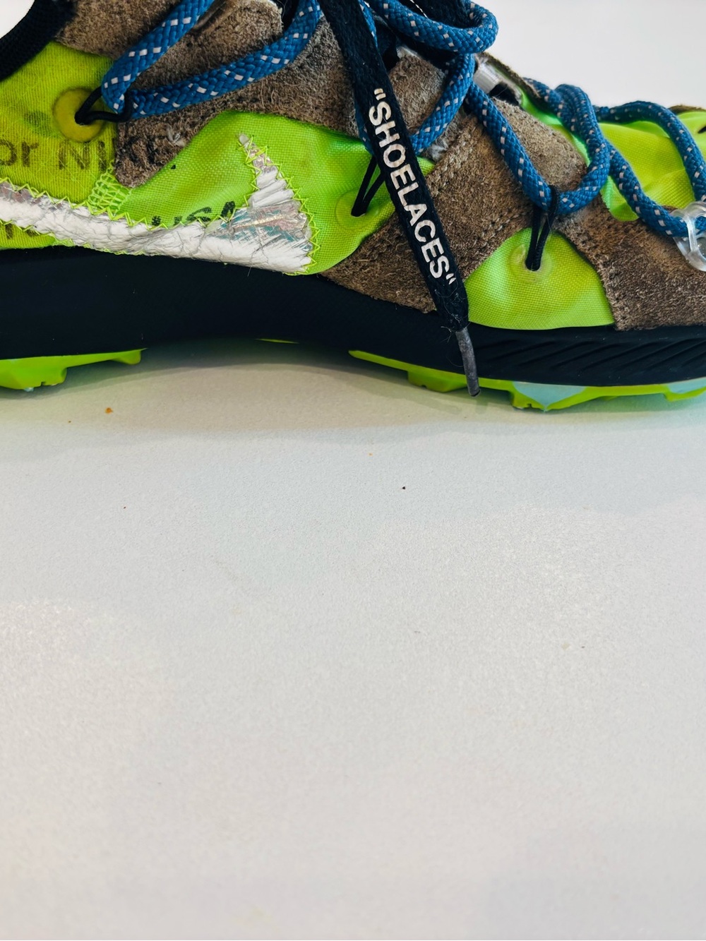 Nike Air Zoom Terra Kiger 5 off White Electric Green Running Men’s Shoe size 13 - Picture 10 of 12
